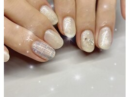 チェック×ツイード