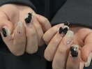 ちゅるん薔薇ネイル : moe