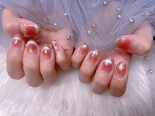 スノーネイルサロン 新宿店(Snow nail salon)/チーク/フレンチ