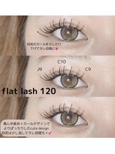 ラッシュアンドワックス ブレイブニューヨーク(Lash&Wax Brave nyc.)/flat lash 120本