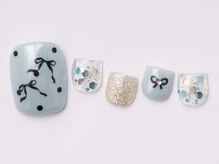 アイ ネイルズ 天神店(I nails)/ガーリーブルー　￥8800