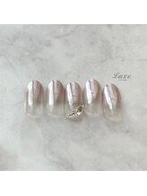 ネイルサロンリュクス (nailsalon Luxe)/艶々ミラーグラデーション