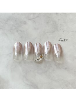 ネイルサロンリュクス (nailsalon Luxe)/艶々ミラーグラデーション
