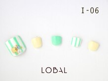 ロバル ネイルアンドまつげ(LOBAL)/フットネイルI‐06