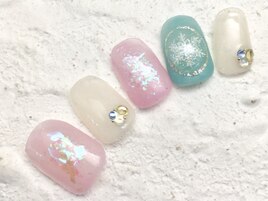 クリアスノーネイル　8480円