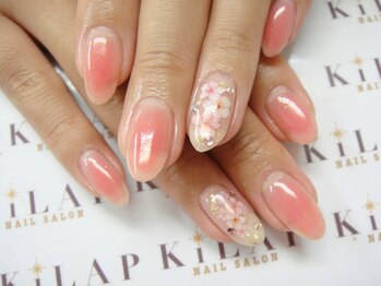 桜☆チークネイル￥8500