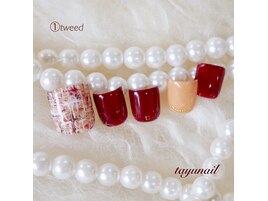 ツイードネイル☆