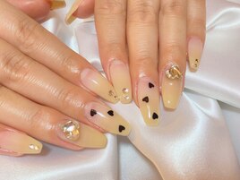 ハートネイル　ワンホンネイル