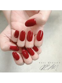 ワンカラー☆ボルドー