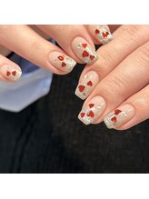 エムウィッシュ 太田川駅前店(M.wish)/ハートネイル