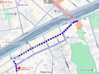 汐汲坂ストレッチ 横浜元町本店/～元町・中華街駅からのルート～