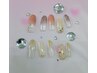 【オフ込】100色以上から選べるフットワンカラーorラメ¥3980