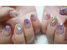 ネイル シスター(nail sister)/ラメグラデーションネイル