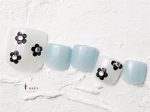 ジェミーネイル エビス(Jemiy nail ebisu)/フットお花ホログラム8760yen