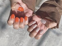 シー(Shhh...)/オレンジandぷっくりゴールド