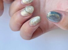 アイネイルズ 梅田店(I nails)/奥行きニュアンスぷっくり¥10700
