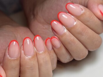 ネイル アンド ボディジュエリー リッチスタイル(Nail&Body Jewely Rich style)/スキニーフレンチ