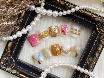 エムネイル(M-Nail)/★春夏ニュアンスフットネイル★