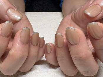 コーシェリ(koselig)/ワンカラー×ラメライン