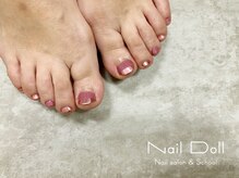 ネイルドール(Nail Doll)/フット　ミラーフレンチ