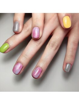 ミント(Mint.)/タイダイ◇ジェルネイル