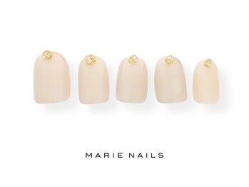 マリー ネイルズ いわきラトブ店(MARIE NAILS)/定額5500円税込 ベージュ1123d