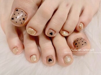 サロン アトレ(Salon attrait)の写真/足元から華やかに彩ることでお出かけもお家時間も気分UP♪お気に入りのカラーやデザインで毎日を楽しく♪