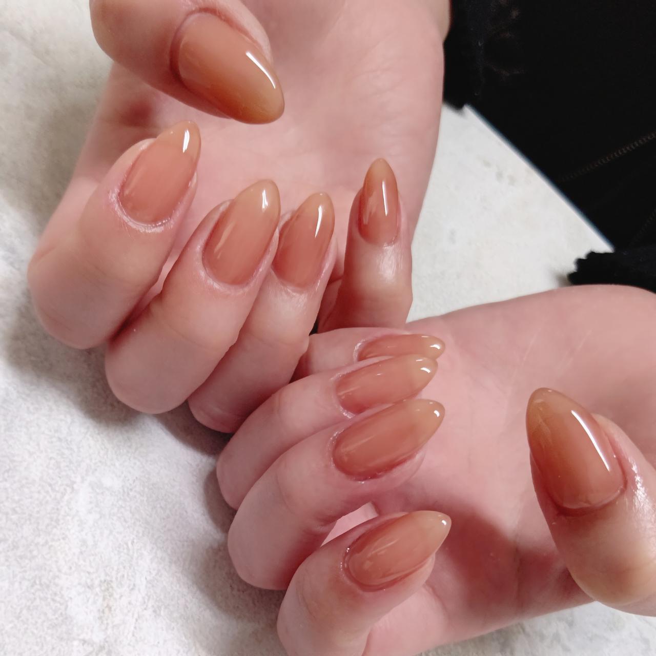 人気No.1！【ハンド】ワンカラーネイル　\6000