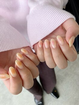 ゼロ アトリエ(ZERO Atelier)/春色チークネイル