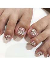 アンダーバーホワイトプラス 南海難波店(_WHITE+)/ビジューネイル