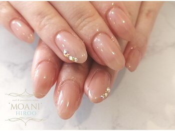 モアニ ヒロオ 渋谷店(MOANI Hiroo)/ナチュラルネイル♪