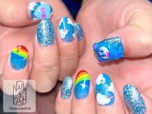 ネイルズガッシュ 蒲田東口店(NAILsGUSH)/カラフル/ポップ/キャラクター