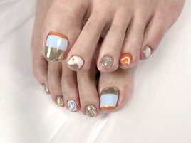 華やかおしゃれネイル＊