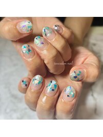 シーグラスネイル