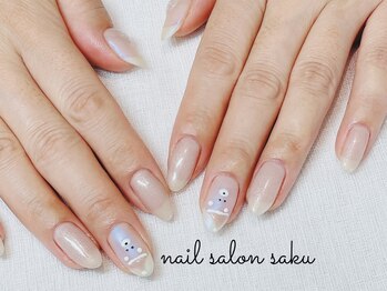 サク(saku)/クリスマスくま/定額