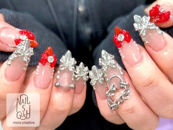 ネイルズガッシュ 武蔵小山店(NAILsGUSH)/キラキラ/ワンホン/長さだし