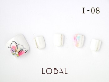 ロバル ネイルアンドまつげ(LOBAL)/フットネイルI‐08