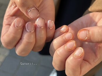 サトリネイルルーム 西宮北口(satori nail room)/ミラーぷっくり..