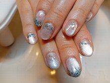 ネイル アンド ボディ ローサ(ROSA)/マグネット ラメ ストーン