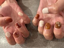 エミュネイル 関内(emunail)/秋ニュアンスネイル