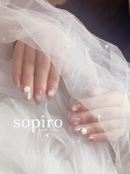 卒業式マグネットネイル