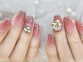 ラメうるちゅるコーラルピンク