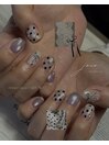 ribbon lace × dot