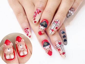 ネイルコレクション ピンク(Nail Collection Pink)/スカルプ放題★チェック&くま