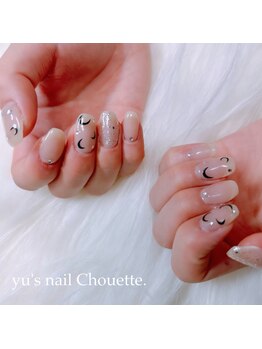 ユーズネイル シュエット(yu’s nail Chouette)/月ネイル