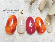 ラフネイル(Laugh nail)/デザインアート　￥9200