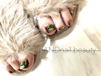 アンドネイル ビューティー(AND nail,beauty)/春ネイル/フットネイル/藤沢