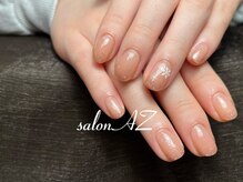 サロン エージー(salon AZ)/ラメグラ+アート一本