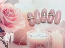 ネイルサロン&スクール ジーナ(GINA)/ナチュラルカラー×ストーン