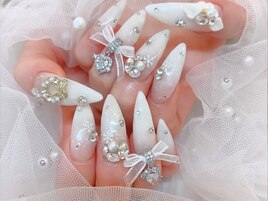 冬のプリンセスネイル